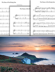 The House of the Rising Sun: 1st piano pages of multi-levels