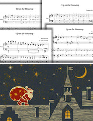 Up on the Housetop: 1st piano pages of multi-levels