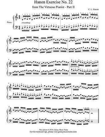 Le Pianiste Virtuose sheet music for piano solo (PDF-interactive)