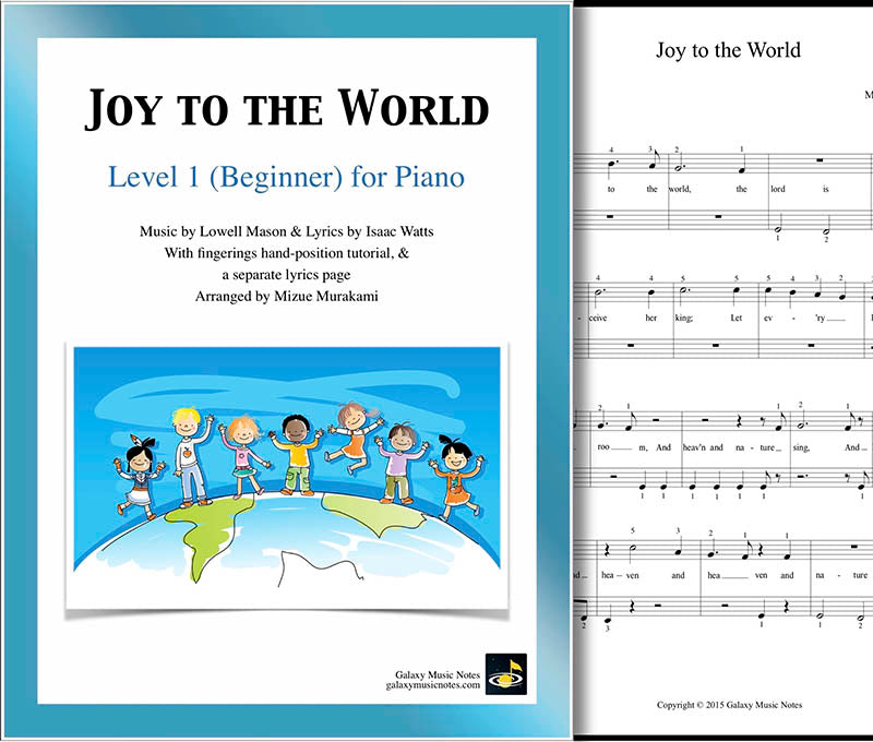 Joy To The World Beginner S Piano Sheet Music
