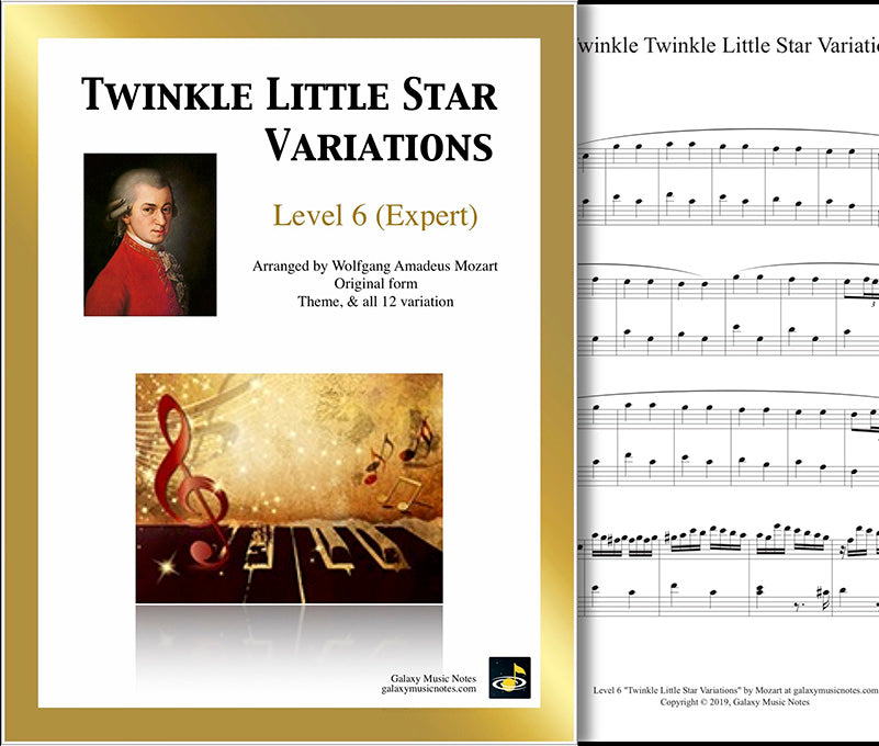 Twinkle Twinkle Little Star Sheet music for Piano (Solo) Easy