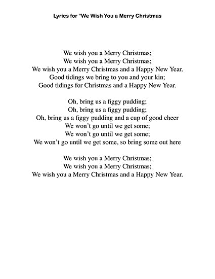 We Wish You a Merry Christmas | Intermediate piano sheet music