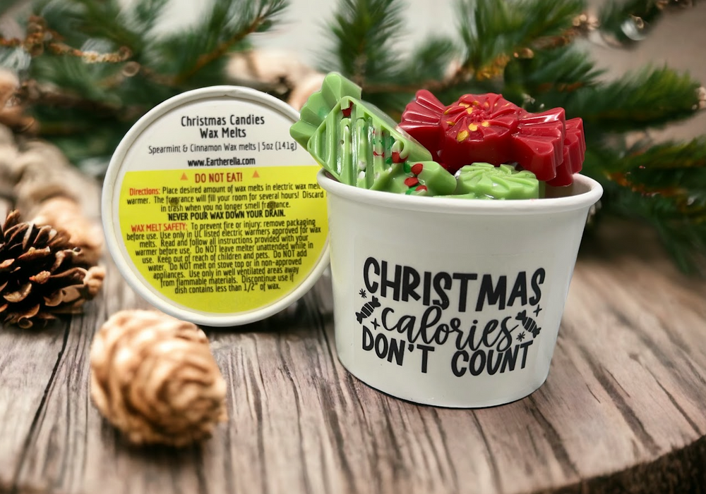 GRINCH HEARTS wax melts, Santa Farts, Chocolate Nutty Scent