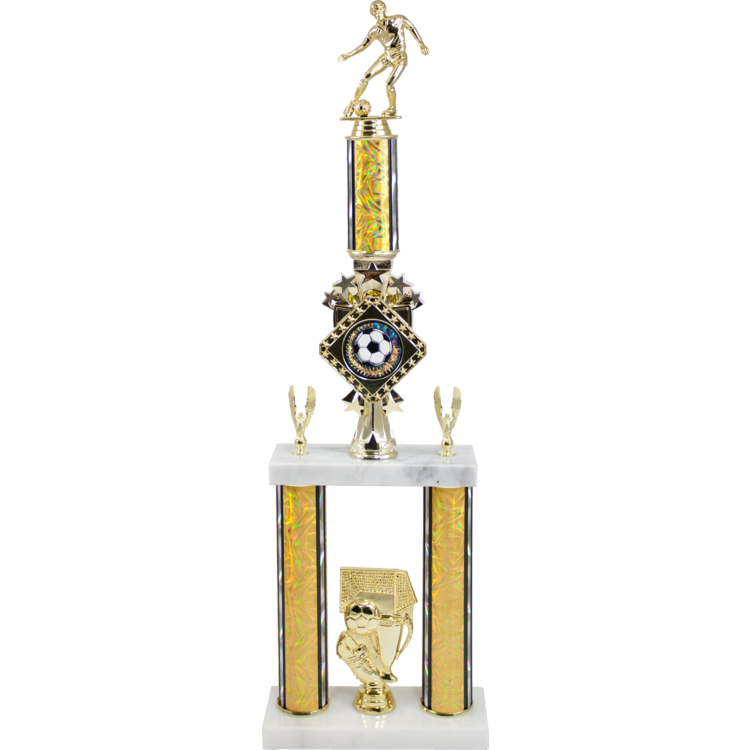 Diamond Series 2 Poster Trophy With Marble Base