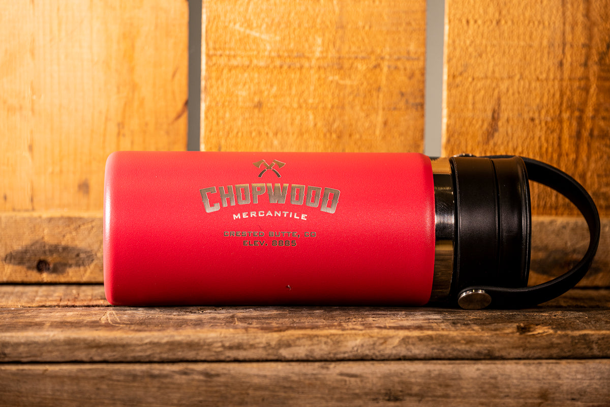 Hydro Flask 16 oz Snapper Red Wide Mouth Screw on Lid W16BCX306 Coffee  Tumbler