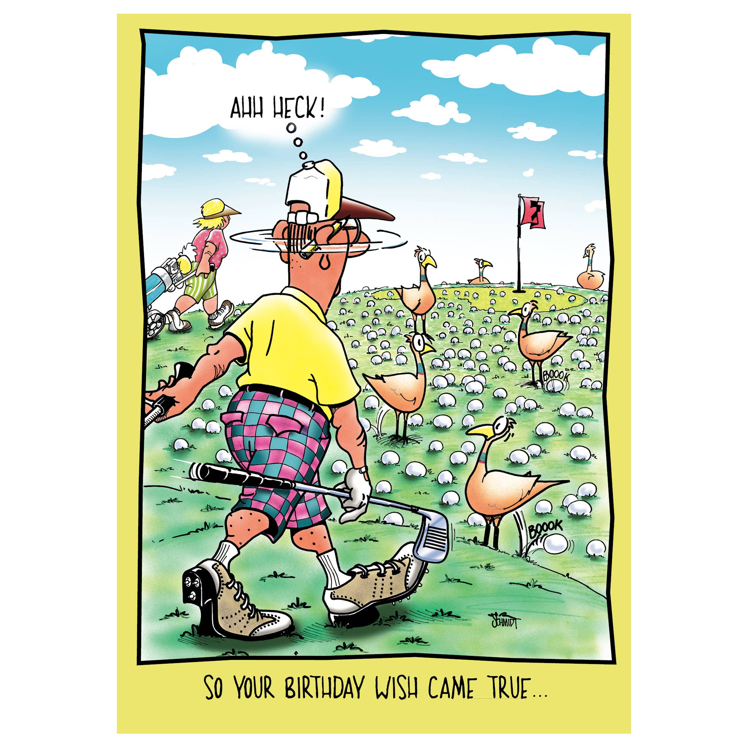 Funny Golf Birthday Card Bethesda Fine Stationery