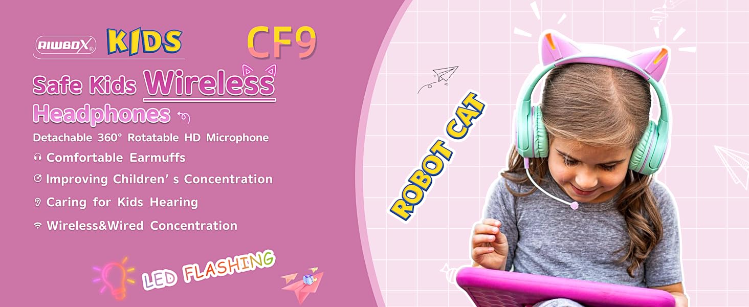 Buy Wholesale China New Arrival Sharing Cute Foldable Wired Kids Headphones  With Replaceable Stickers And 85db & Wired Headphones at USD 3