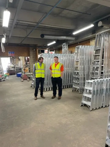 Gareth Monger With Andy from LFI Ladders