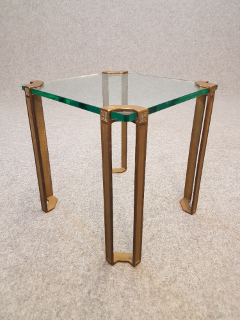 negatief Het formulier Publicatie Set 2 brass and glass side table designed by Peter Ghyczy – Logohuman