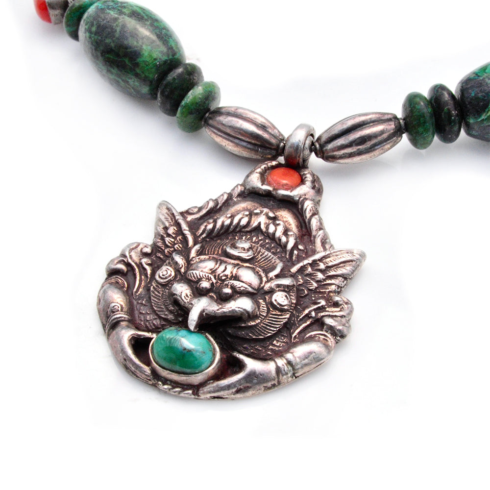 Eilat & Coral Garuda Necklace