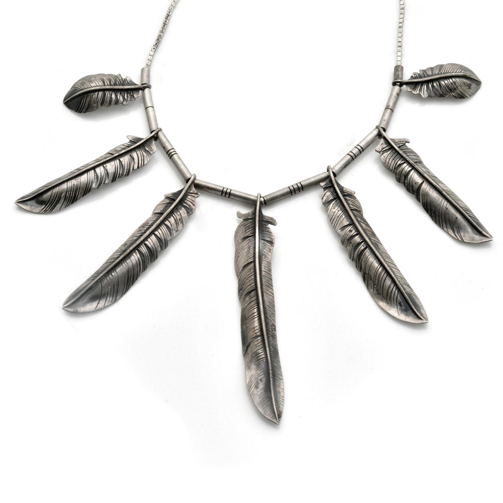 Artisan Feather Necklace