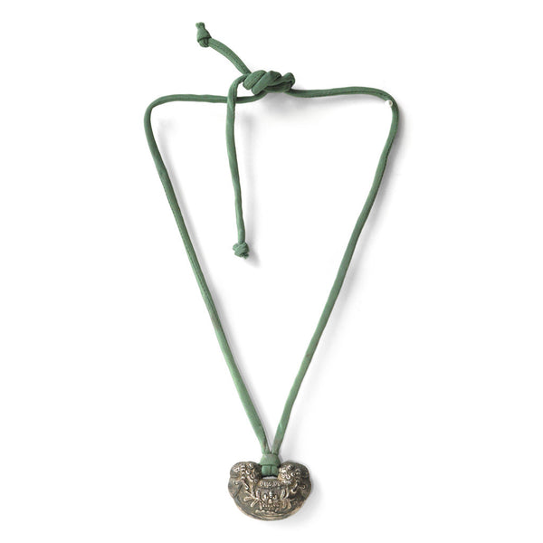 Silver Chinese Lock Pendant – Marteau Jewelry
