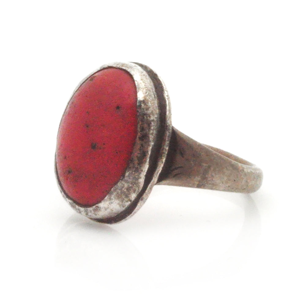 Red Stone Signet Ring