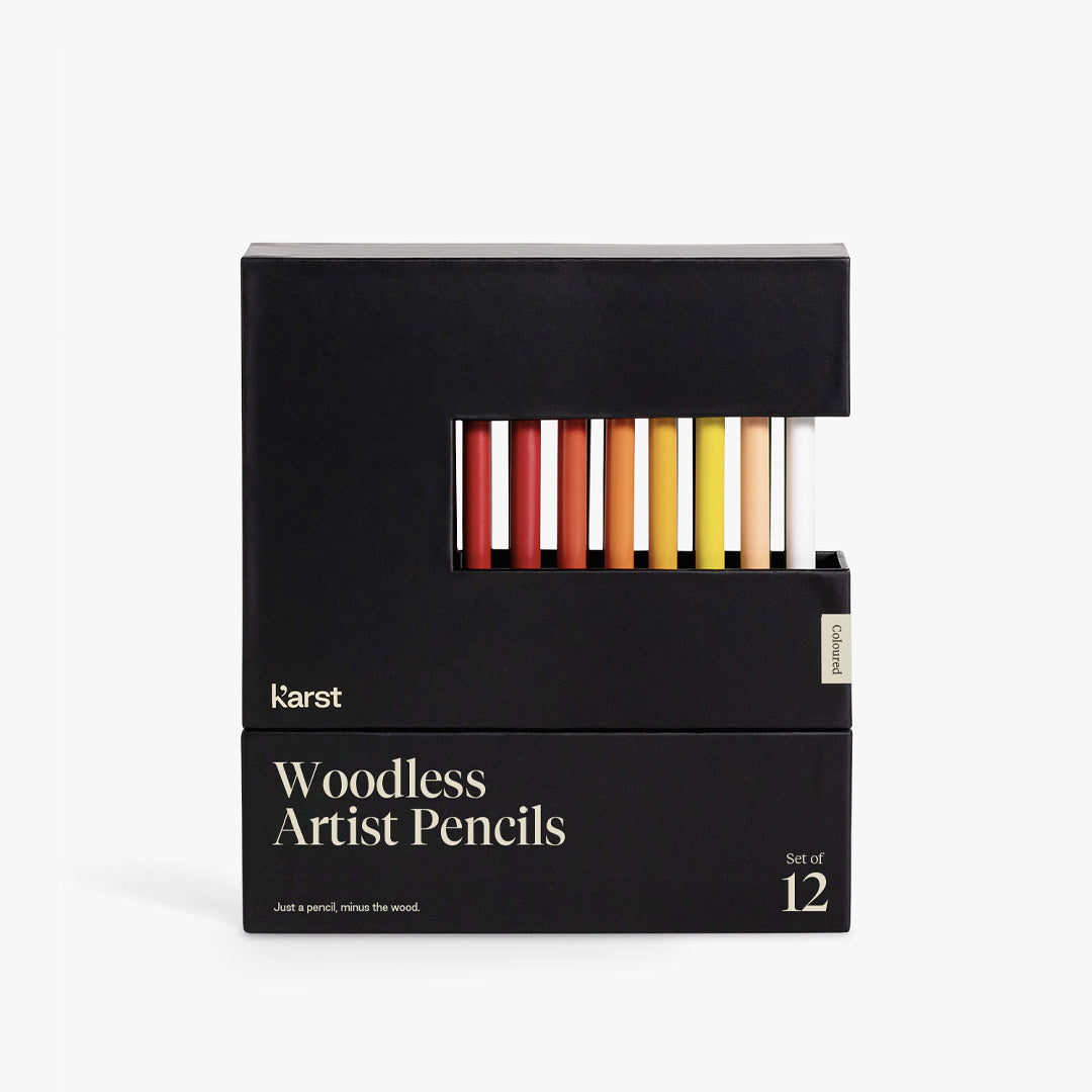 Karst Woodless Graphite Pencils branded