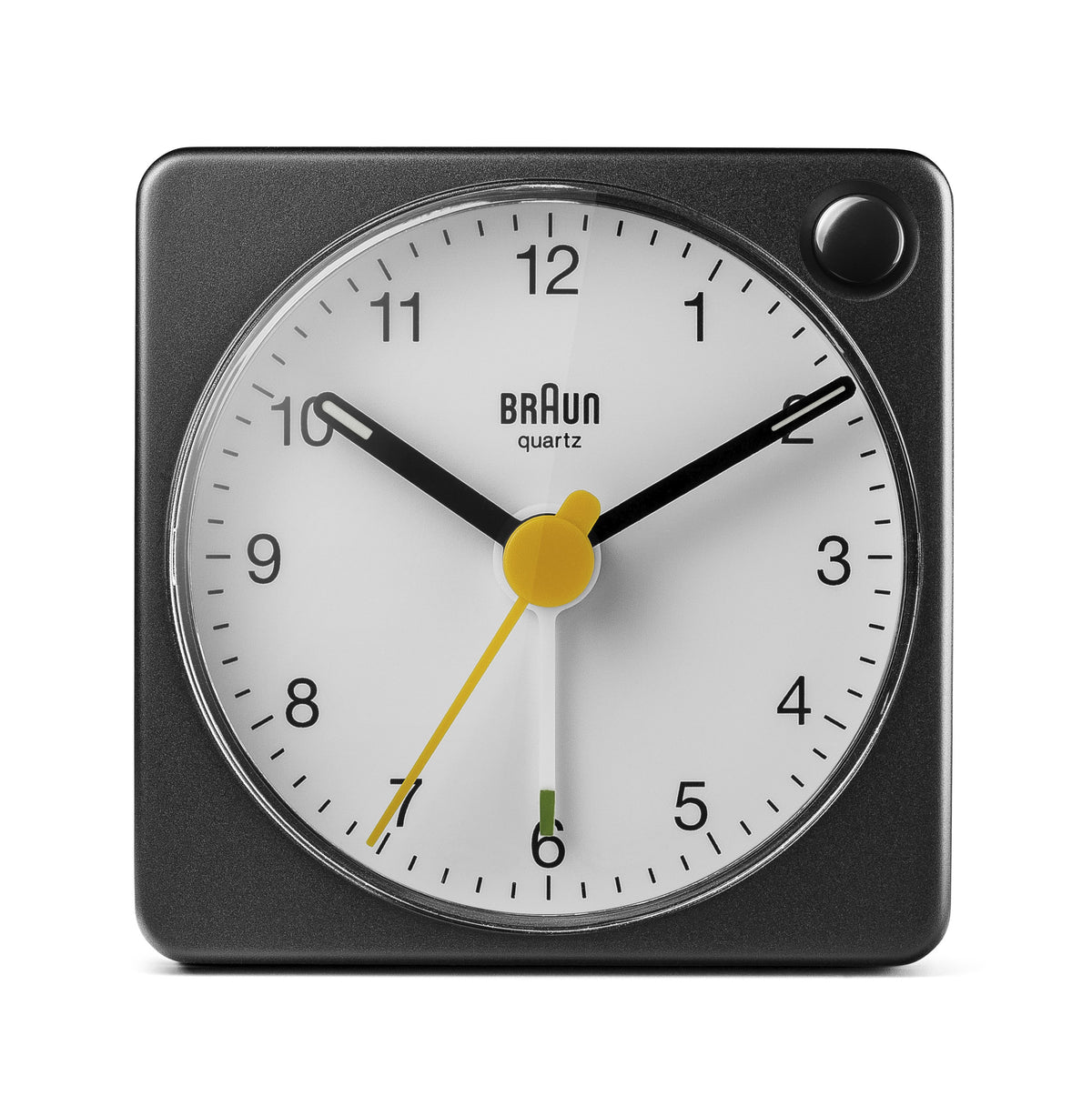 Braun Reloj Despertador de Cuarzo BC 01 Wb