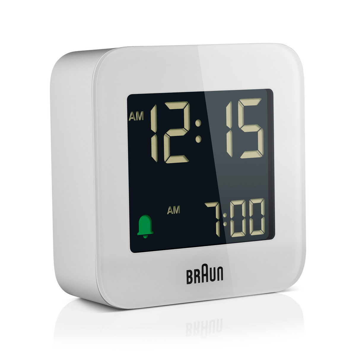 Braun BC21 Digital Alarm Clock with Wireless Charging Pad – MoMA