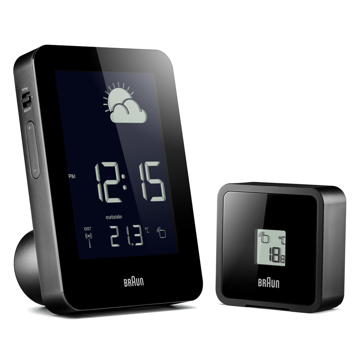 BC13 Braun Digital Weather Station Clock - Black – Braun Clocks - US