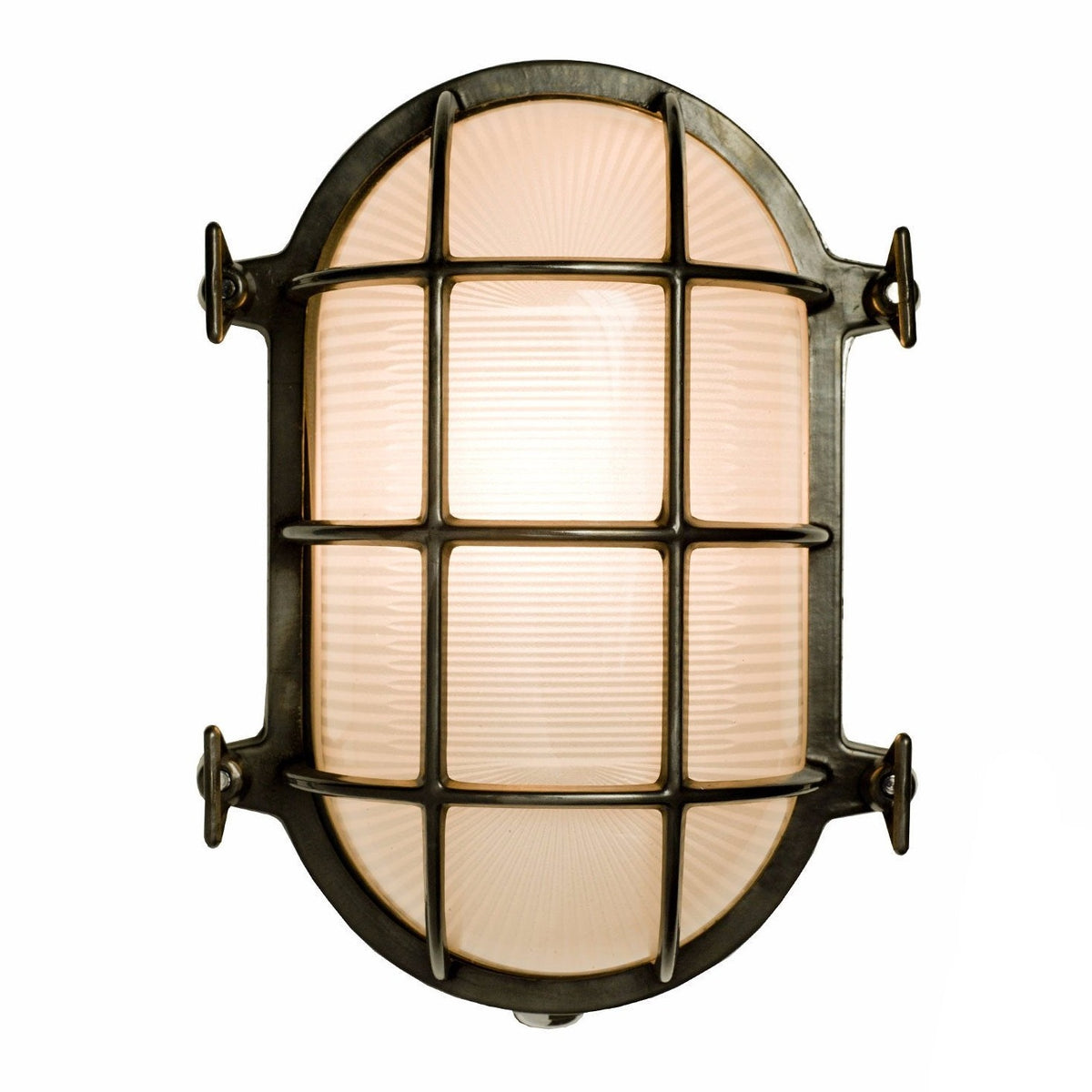 AMEICO - Official US Distributor of Original BTC - Brass Bulkhead Wall Lamp  - Eyelid Shield