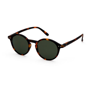 Sunglasses - D - Green Lenses - Tortoise