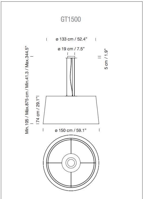 GT1500 Ribbon Shade