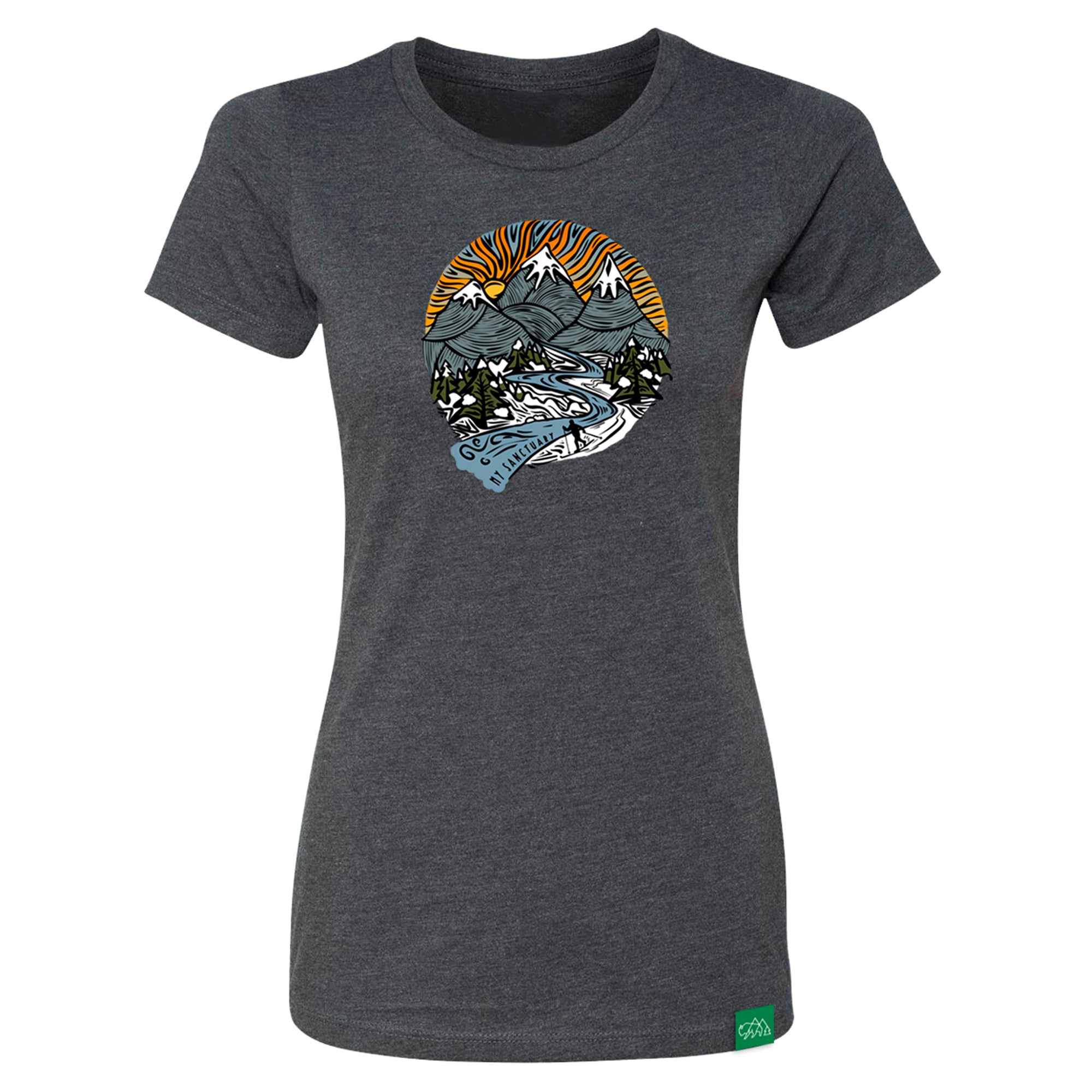 Mountain Sanctuary Graphic Tee Shirt | Wild Tribute