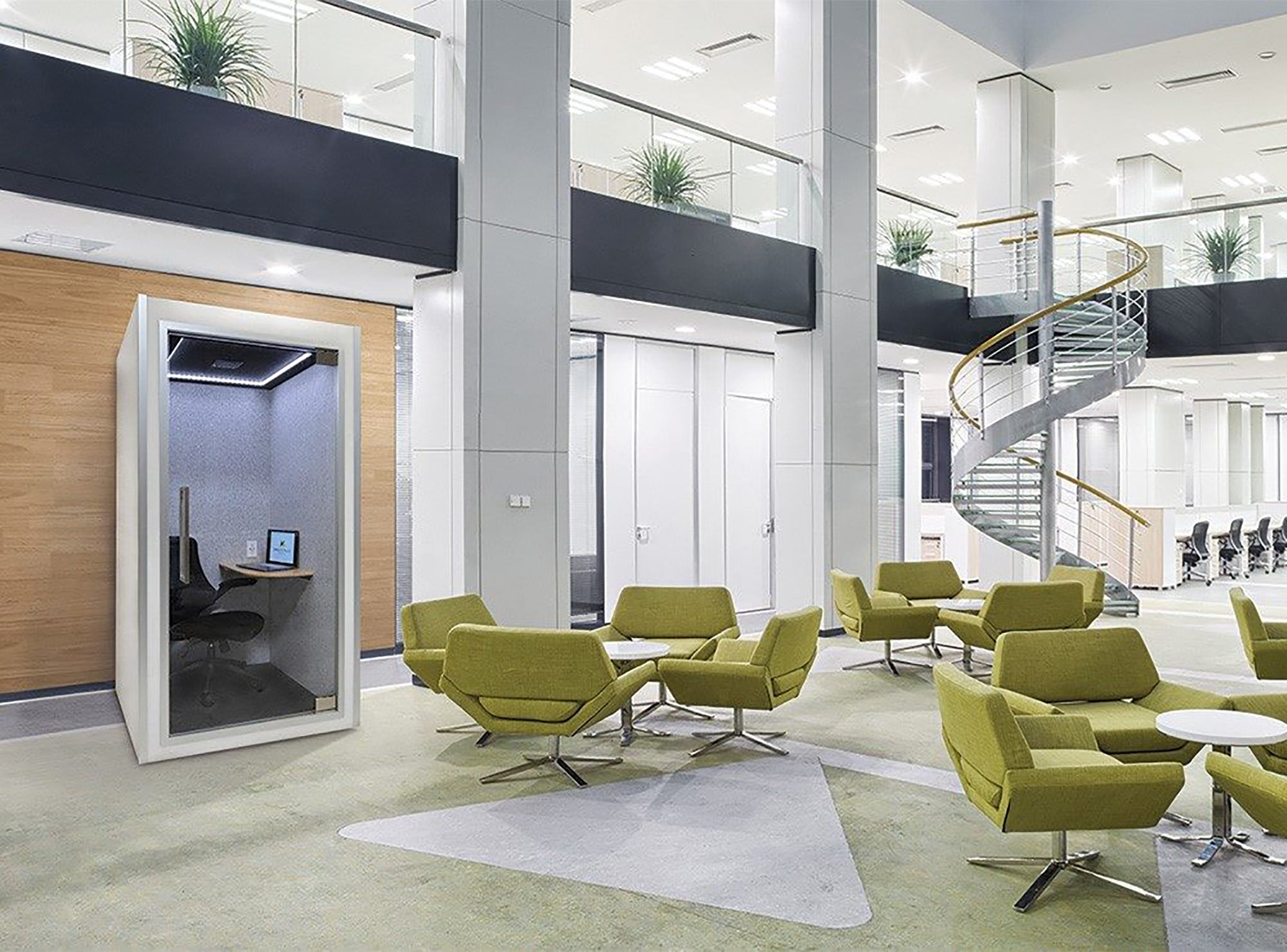 Office Phone Booths are Helping Offices Stay Focused, Happy + Noise-Fr –  Office Furniture Heaven