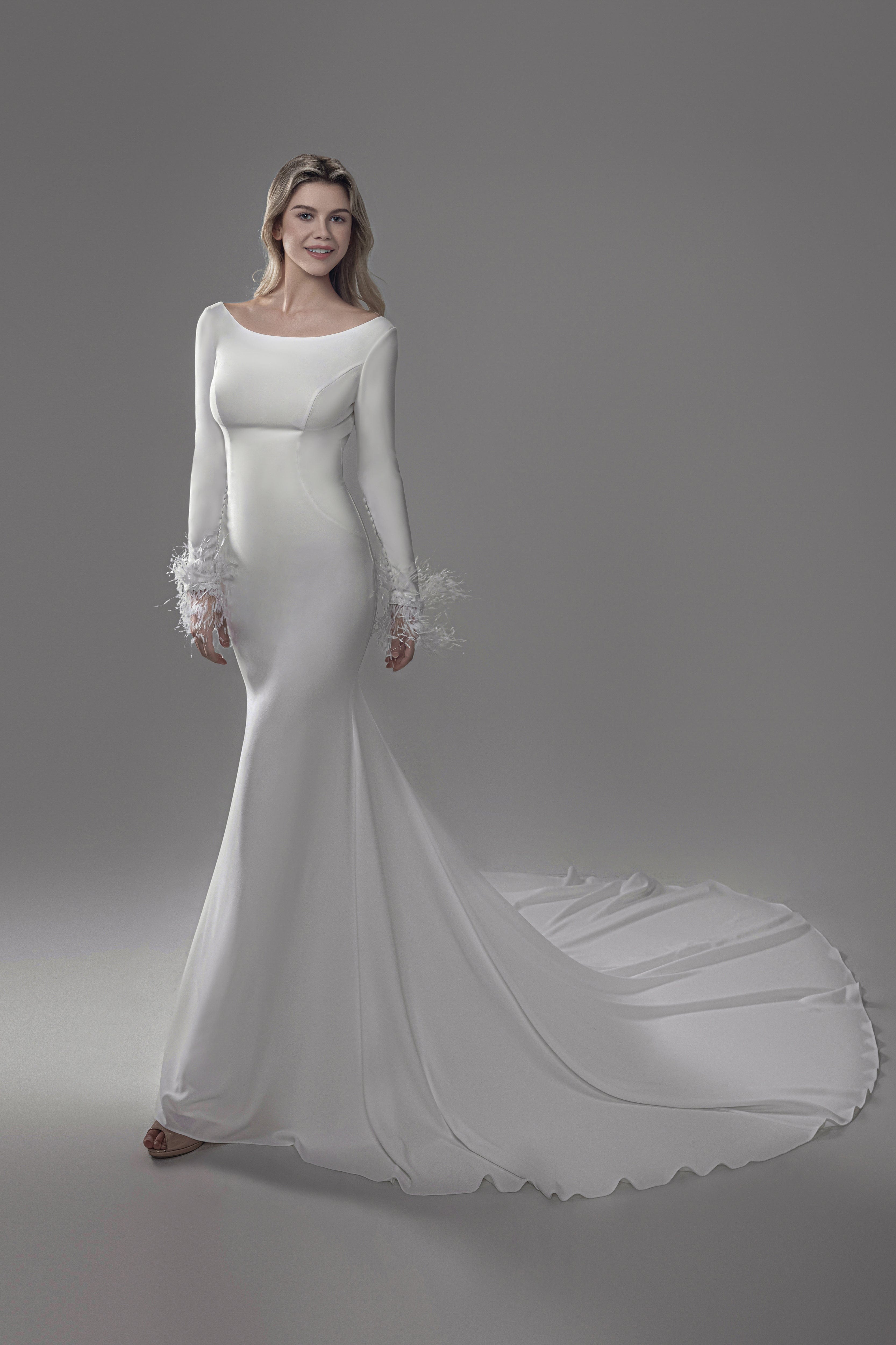 Long Sleeve Wedding Dresses – Camellia Wedding Gown, Bridal Store