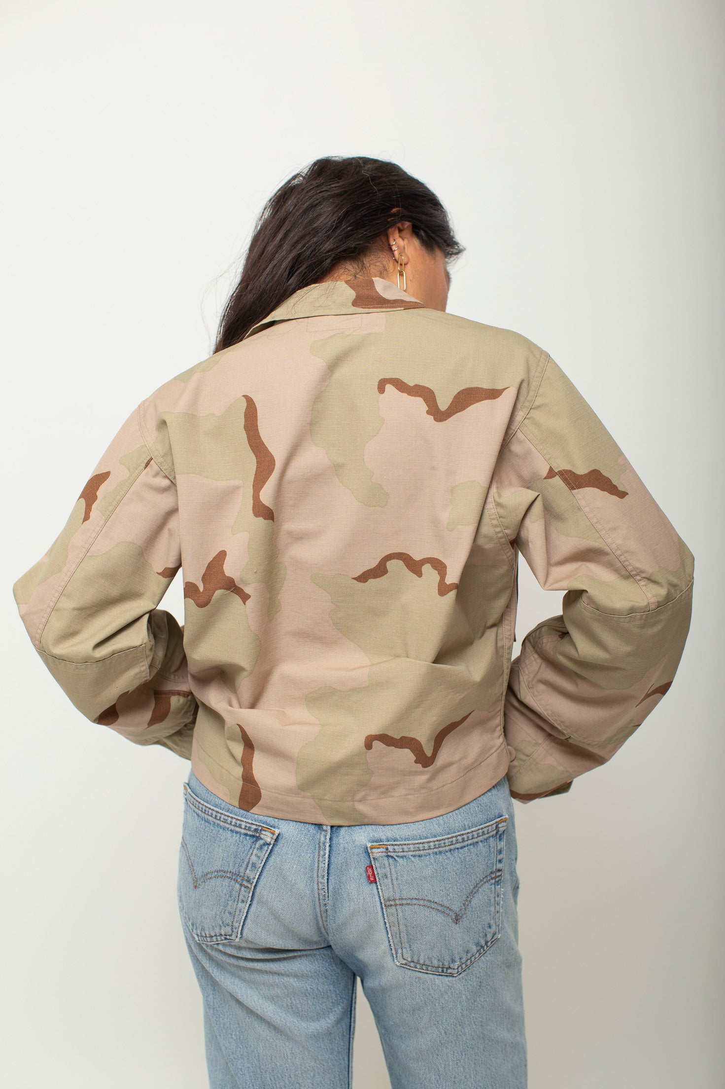 Cropped Military Jacket