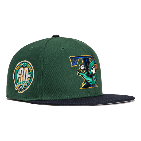 New Era 59Fifty Toronto Blue Jays 30th Anniversary Patch Hat - Green, Navy