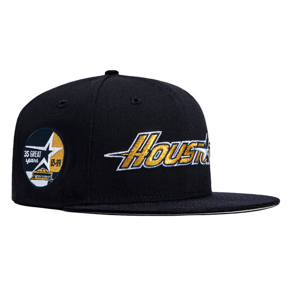 Men's Houston Astros New Era Navy/Orange 2022 World Series Side Patch  59FIFTY Fitted Hat