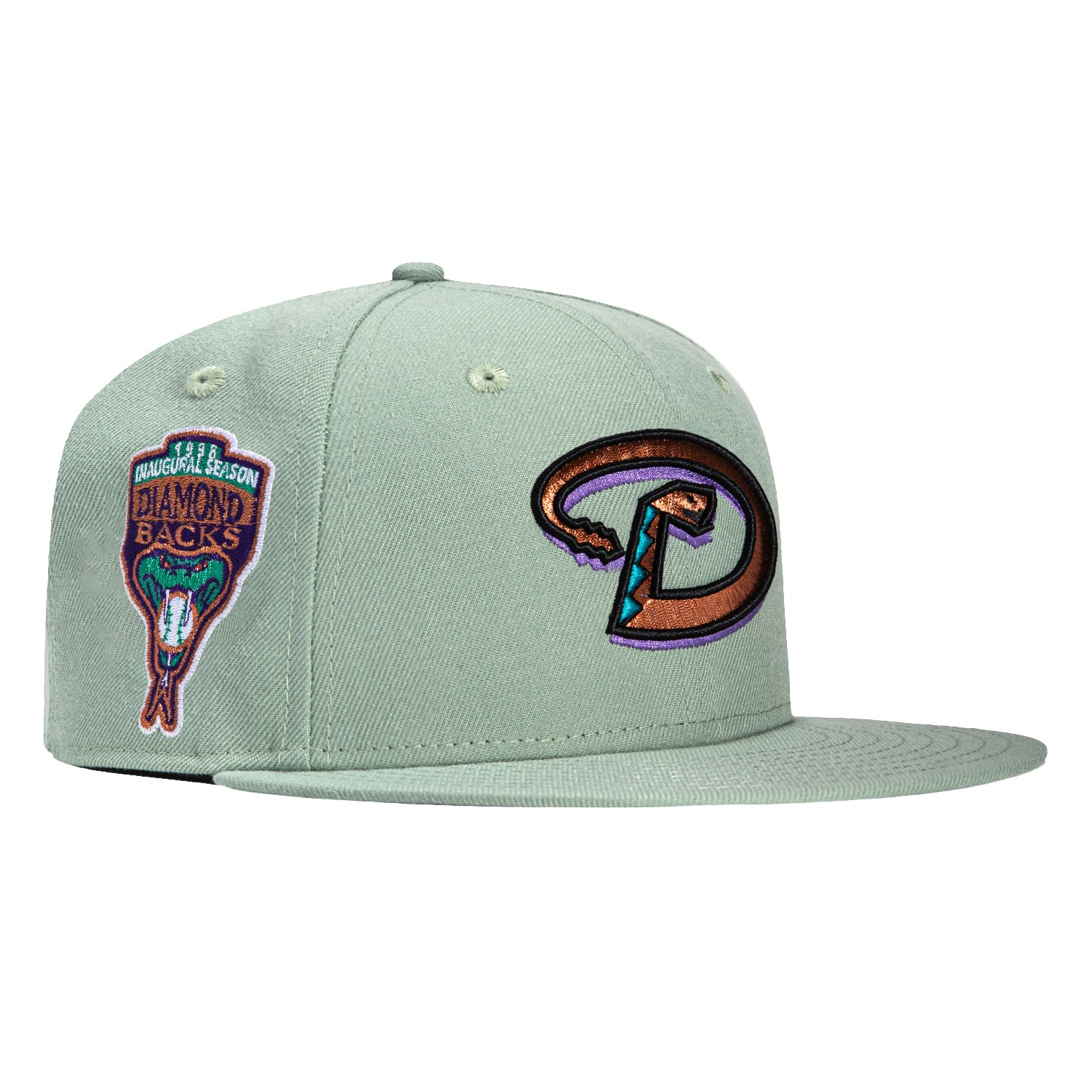 New Era 59Fifty Arizona Diamondbacks Inaugural Patch D Hat - Everest Green