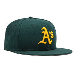 green a's hat