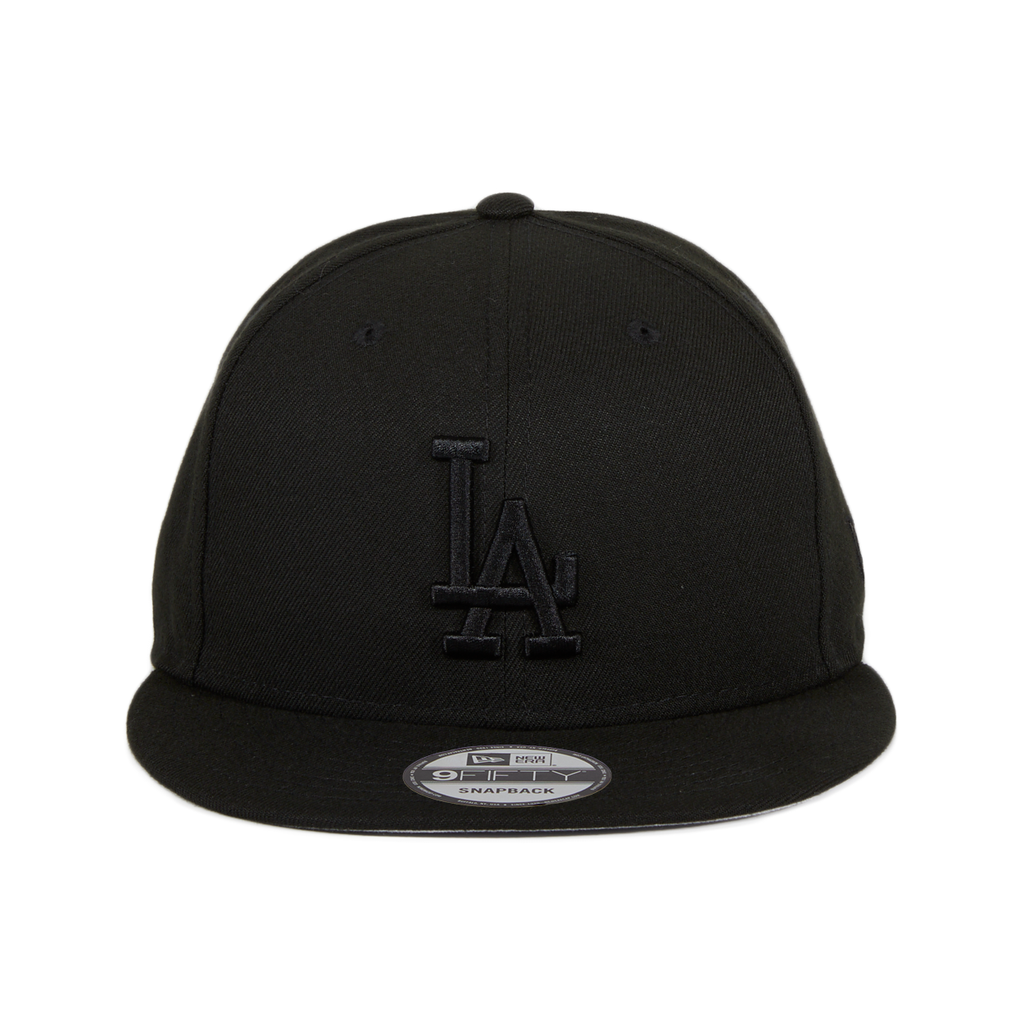 New Era 9fifty Mlb Basic Los Angeles Dodgers Snapback Hat Black Bla Hat Club