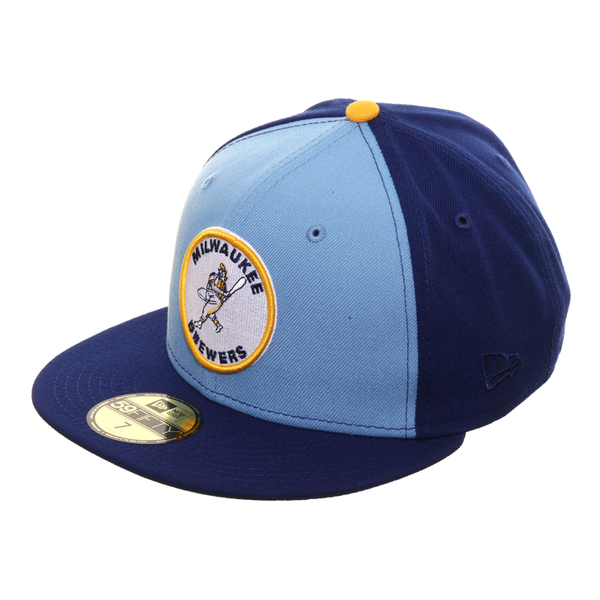 Milwaukee Brewers Hats Caps Hat Club - old vs new brewers logo
