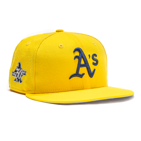 OAKLAND ATHLETICS 50TH ANNIVERSARY OFF WHITE DOME PACK YELLOW