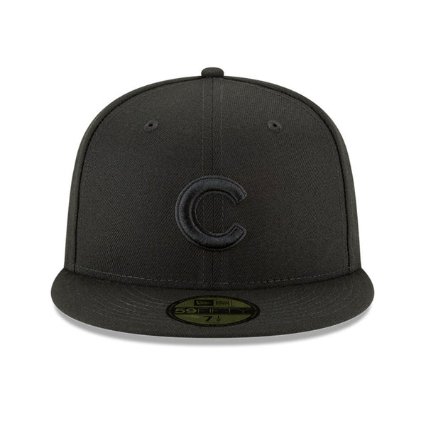 cubs black snapback