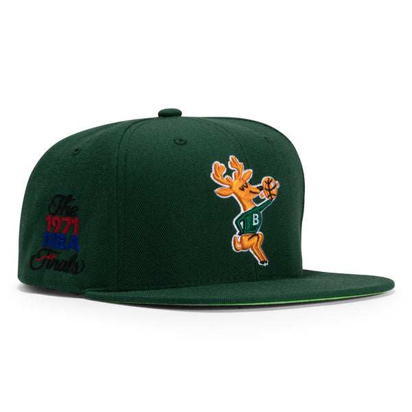 47 Brand Milwaukee Bucks Overhand Script MVP Hat - Dark Green