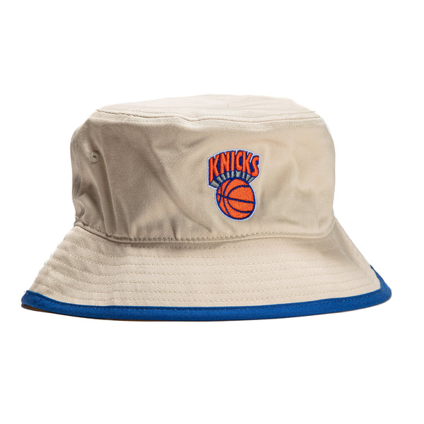 Mitchell & Ness Sandman New York Knicks Patch Hat - Stone, Khaki Stone/Tan / 7 1/8