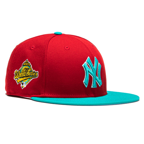 New Era 59FIFTY Captain Planet 2.0 Detroit Tigers 2005 All Star Game Patch Alternate Hat - Red, Teal Red/Teal / 7 1/8