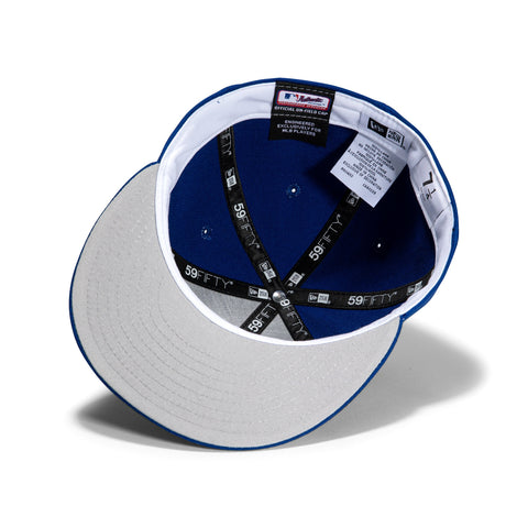 Atlanta Braves New Era Cooperstown Collection Turn Back the Clock Throwback  59FIFTY Fitted Hat - White/Royal