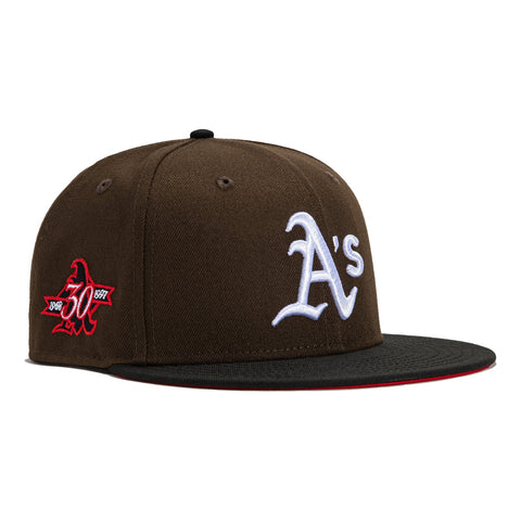Oakland Athletics New Era Vintage 9FIFTY Snapback Hat - White