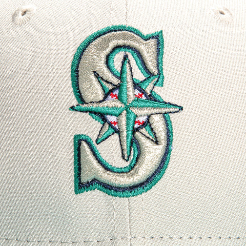 NEW Hat Club Exclusive White Dome Seattle Mariners 35th Anniversary Size 7  1/2