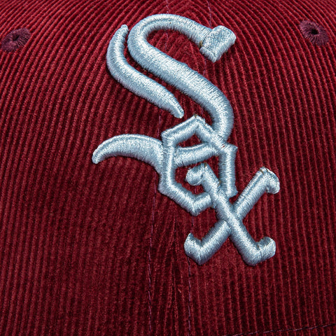 New Era 59FIFTY Cord Dream Chicago White Sox All Star Game Years Patch Hat- Maroon Maroon / 8