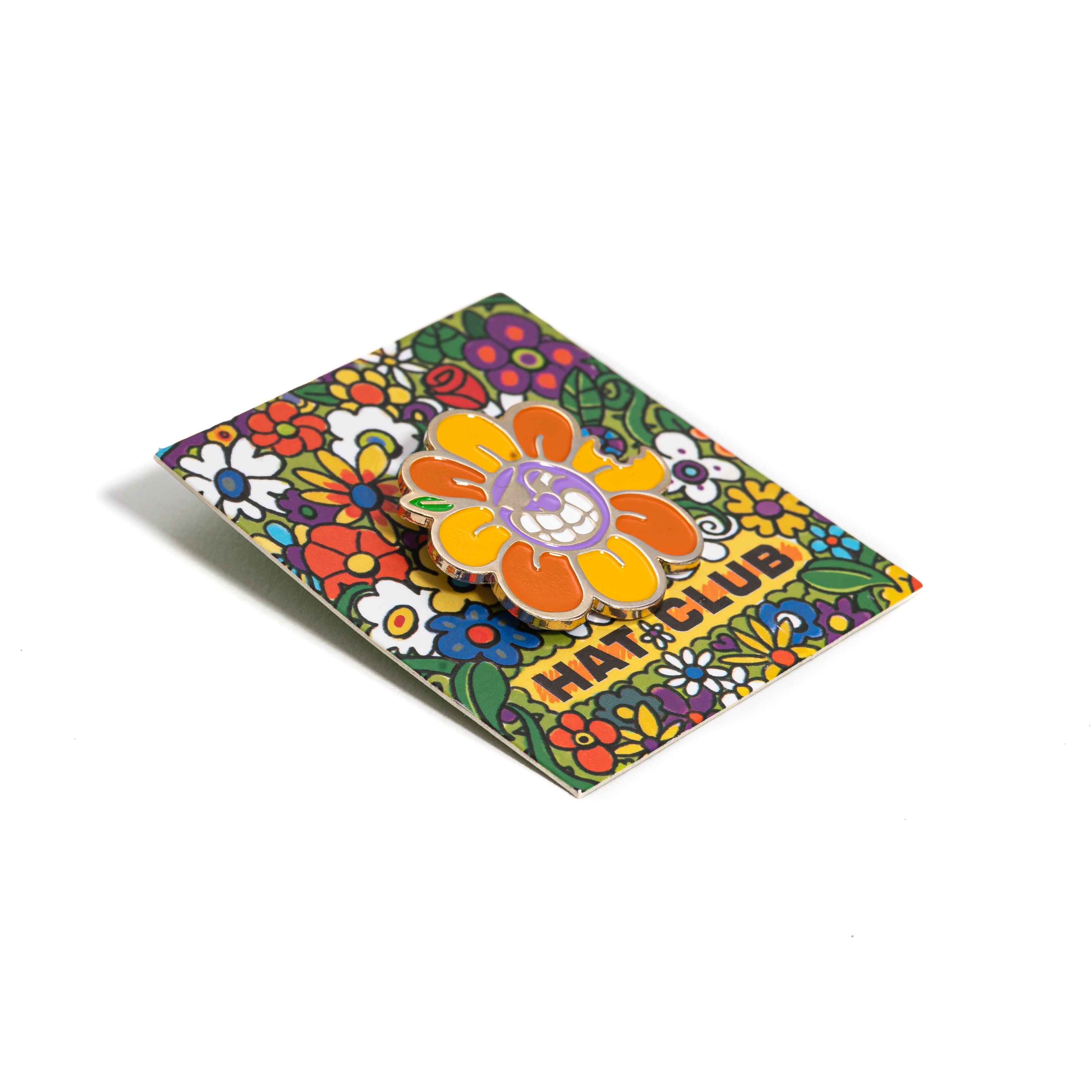 Hat Club Super Bloom Flower Head Pin - Multi-Color