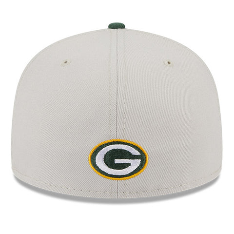 New Era 59Fifty 2023 Draft Green Bay Packers Hat - Stone, Green