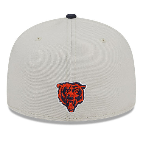 New Era 59Fifty 2023 Draft Chicago Bears Hat - Stone, Navy – Hat Club