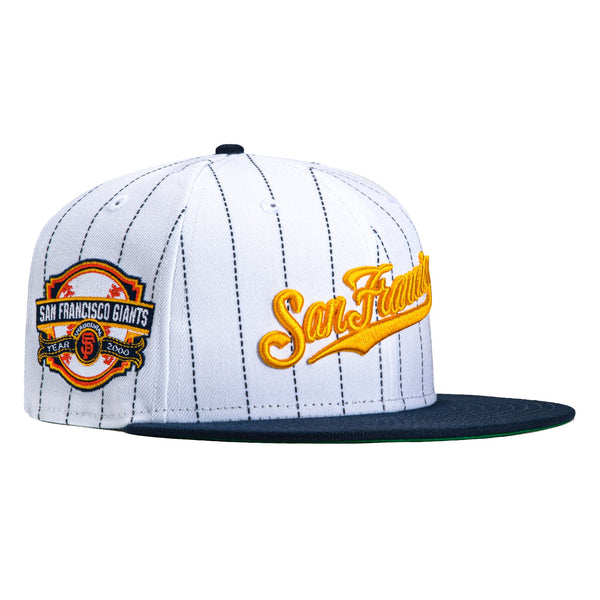 Orange San Francisco Giants Navy Blue Visor Royal Bottom Tell It Goodbye Stadium Side Patch New Era 59FIFTY Fitted 71/8