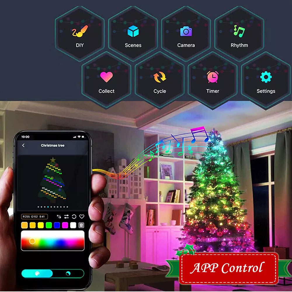 DIY Custom APP Control Christmas Tree Lights