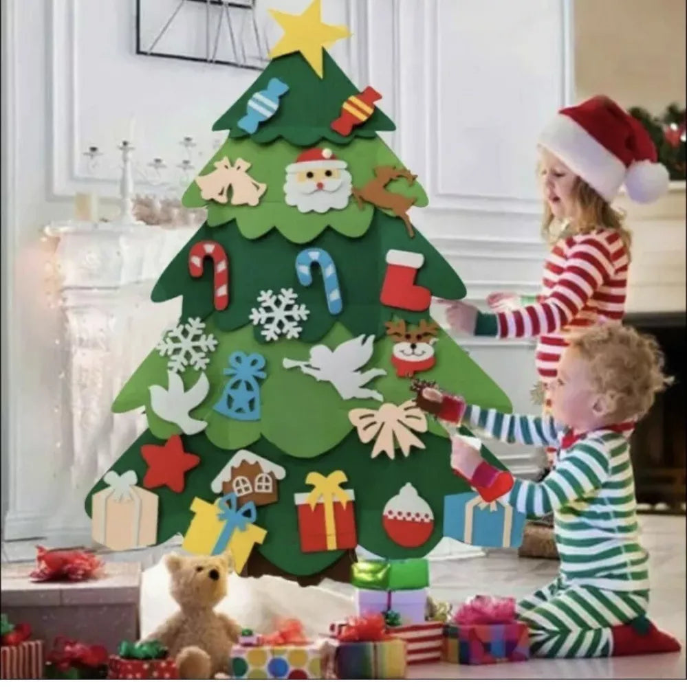 DIY Felt Christmas Tree Set