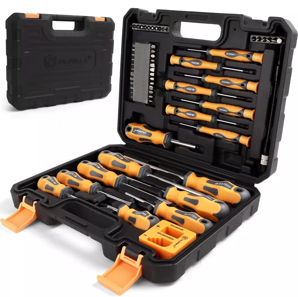 Magnetic Screwdrivers Set with Case (43 PCS)